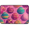 thumbnail image 5 of Coolnut Easter Eggs Bath Curtain Rugs Sets 2 Pcs, Bathroom Theme Set with Shower Curtain and Non-Slip Carpet -12 Hooks-60X72in98 Home Decor, 5 of 7