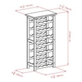 thumbnail image 3 of Winsome Napa 28 bottle Wine Rack in Natural Finish, 3 of 9