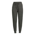 thumbnail image 5 of Time and Tru Women's Elastic Waist Cozy Jogger Pants, 5 of 5