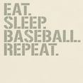thumbnail image 3 of CafePress - Eat Sleep Baseball Repeat T Shirt - Men's Classic Graphic T-Shirt, 3 of 4