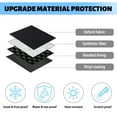 thumbnail image 4 of cyrico Windshield Cover for Ice and Snow, Waterproof & Windproof Windshield Snow Cover, Windshield Frost Cover Ice Removal Wiper Protector for Car Truck SUV (Black, Large -86 x 55 Inches), 4 of 8