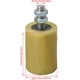 thumbnail image 4 of Rueda guía de PP con cojinete de rodillos de acero M12 de 50 x 70 mm con inserto de cojinete 6201 para puerta eléctrica, paquete de 2, 4 of 4