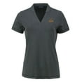 thumbnail image 2 of Women's Cutter & Buck Heather Black Houston Astros Forge Stretch Blade DryTec V-Neck Polo, 2 of 3