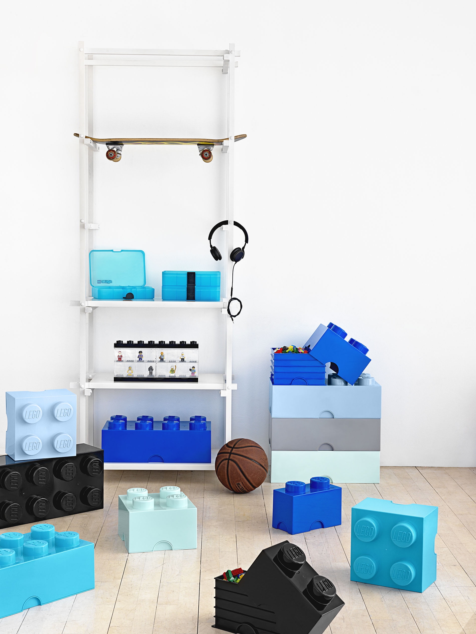 LEGO Storage Brick Drawer 4, Light Royal Blue