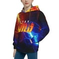 thumbnail image 5 of Ben Azelart Stay Wild Kids' Hoodie 3d Print Sweatshirt Soft Pullover Hooded With Big Pockets For Boys Or Girls Small, 5 of 8
