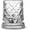 Gemstone, variant on Lethargic 360 Degree Rotating Whiskey Glass, 3.74"W x 4.13"H Sodium Lime Glass Tumbler with Bubble Design for Home Bar.