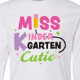 thumbnail image 4 of Inktastic Miss Kindergarten Cutie with Pencil and Stars Long Sleeve Youth T-Shirt, 4 of 5