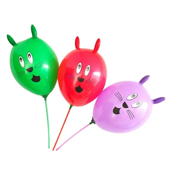 Clispeed 25pcs Balloon Bunny Durable Latex Party Decoration for Children Assorted Color