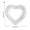 White Love 90, variant on Heart Inflatable Pool Float Ring, PVC Love Swim Tube for Summer Beach Pool Party