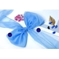 thumbnail image 7 of mds Pack of 10 Organza Chair Sash Bow Sashes for Wedding Decoration -Baby Blue, 7 of 7