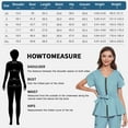 thumbnail image 5 of VIAOLI Scrubs for Women Set Modern Scrub Top and 8 Pockets Jogger Pants Medical Nursing Uniforms Scrubs Set, 5 of 6