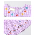 thumbnail image 5 of Emy Dola Toddler Girl's Dresses Easter Cotton Ruffle Sleeve Jersey Dress 2-8 Years A-Line Embroidery Casual Summer Sundress, 5 of 6
