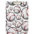 thumbnail image 2 of GZHJMY Baseball Clipboard A4 Standard Size Decorative Clipboard with Low Profile Metal Clip for Students Men Women Classroom and Office Whiteboard Clipboards, 2 of 7