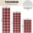 thumbnail image 4 of Red and Green Christmas Plaid Pattern Kitchen Rugs Sets Of 3,Kitchen Runner Rugs Non Skid Washable,Decorative Kitchen Floor Mats for Kitchen,Sink,Laundry,17"x30"+ 17"x47" + 17"x59", 4 of 6