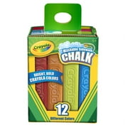 Washable Sidewalk Chalk, 12 Per Box, 8 Boxes