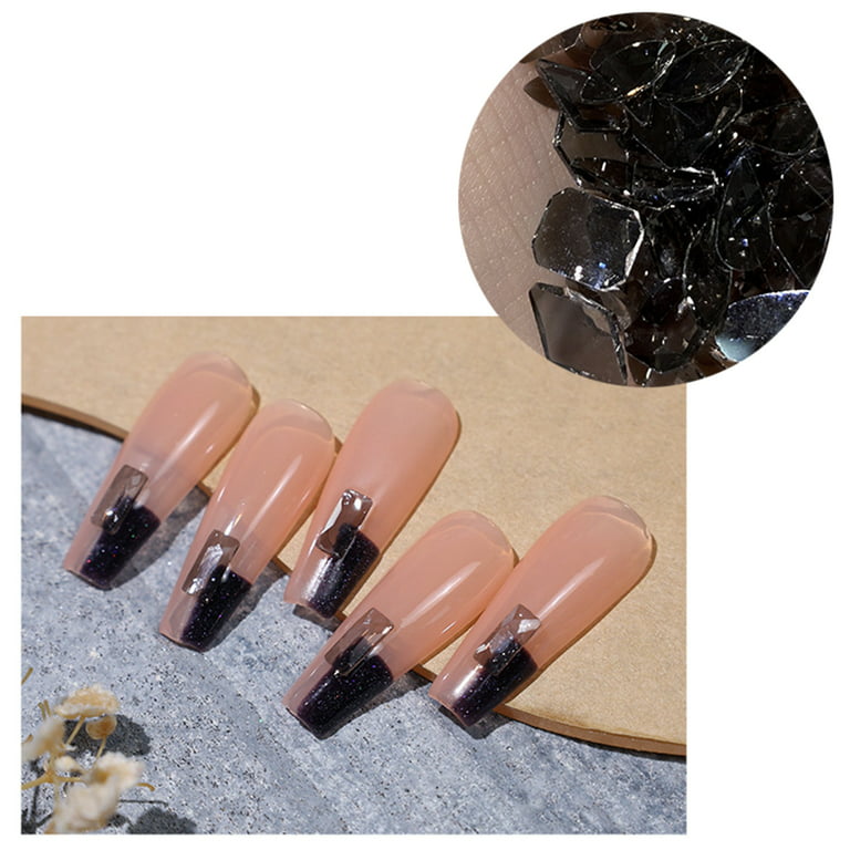 1440pcs MIXED-Size Glass Nail Rhinestones Hotfix Flatback Gems Stone 3D  Aurora Glitter Crystal Charms Parts For nails Decoration