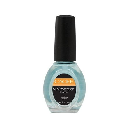 Sun Protection Topcoat, Prevents Yellowing, Nail Polish, Fast Dry Formula, For Manicure, Pedicures, Salons, and (Best Top Coat Nail Polish To Prevent Chipping)