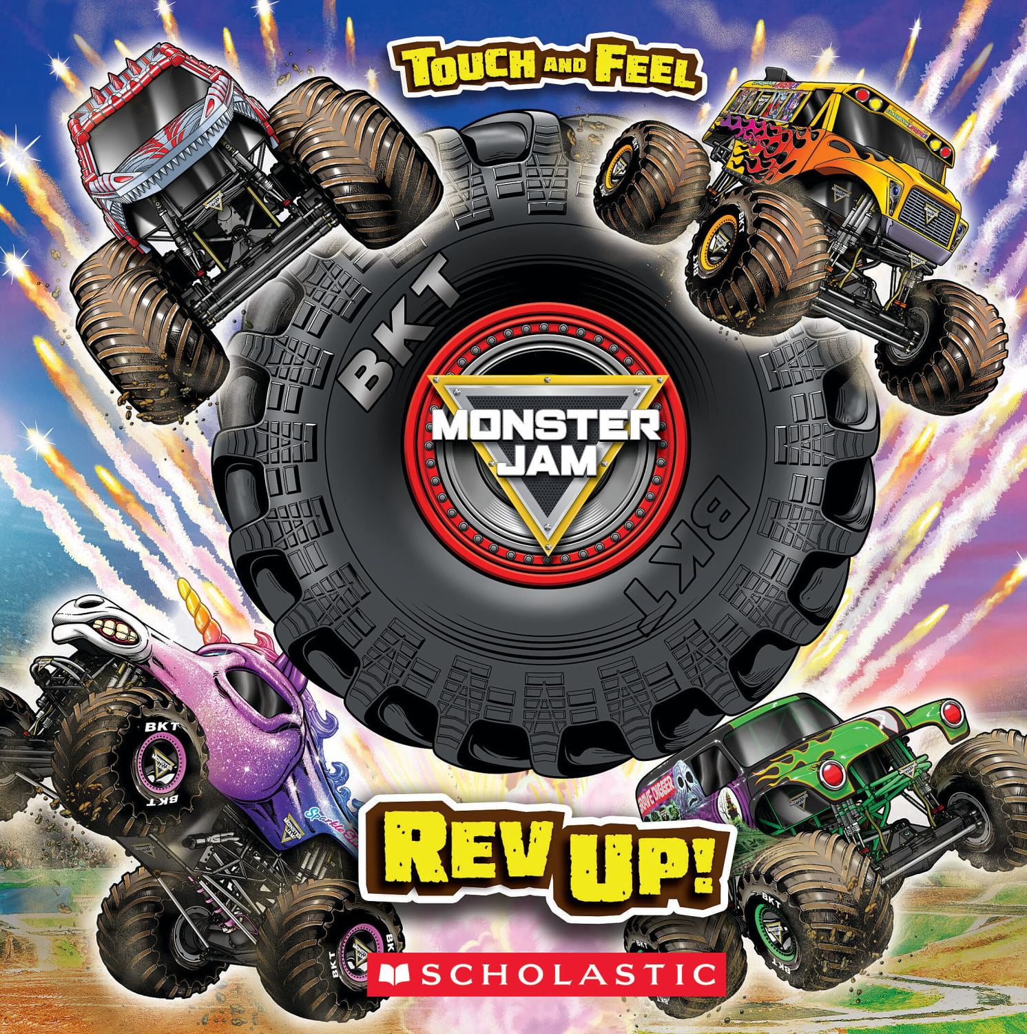 Lori Wieczorek, Monster Jam Touch-And-Feel Book, Hardcover, for