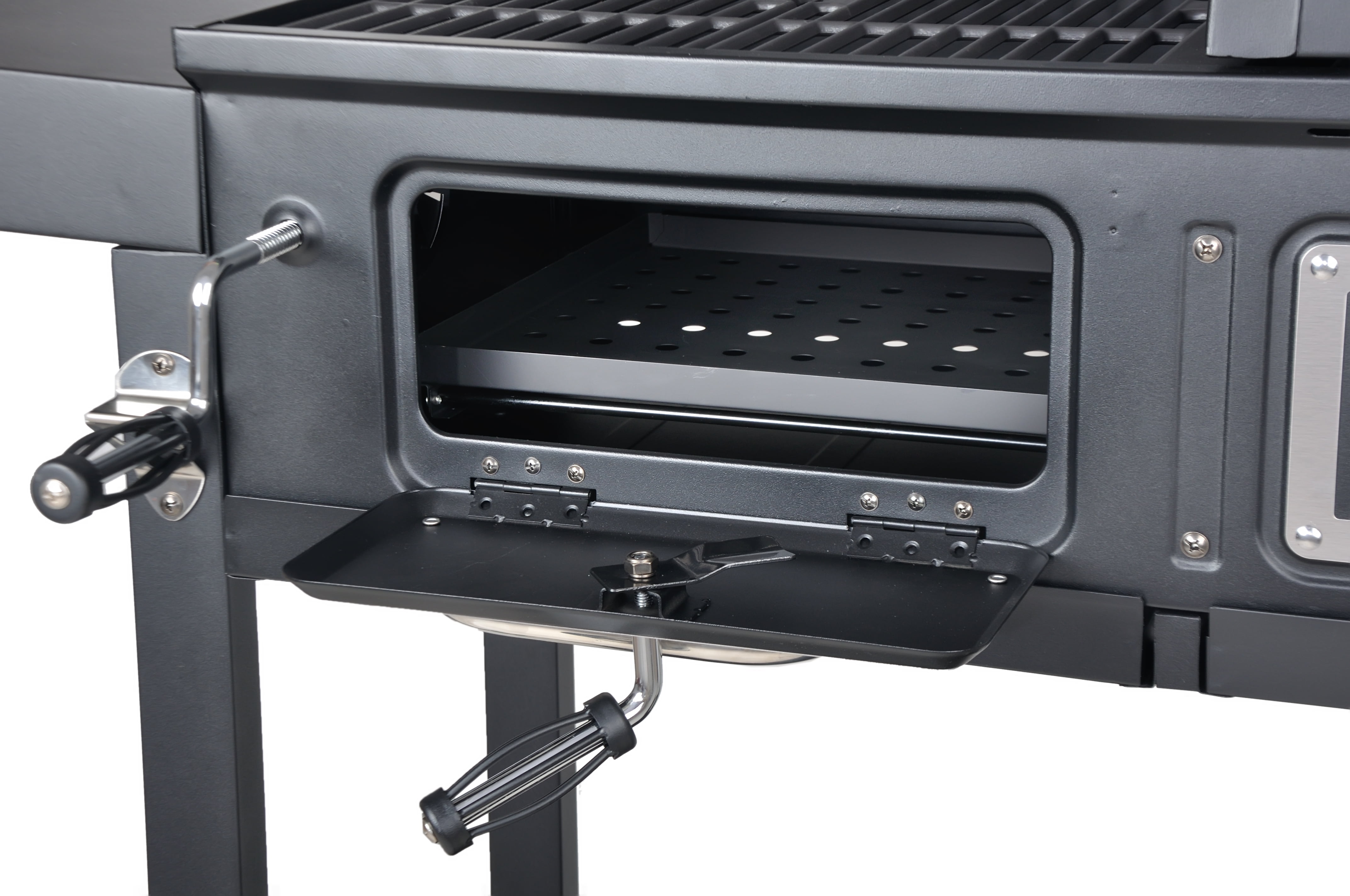 Dual Fuel Grill Barbecue Outdoor Patio Gas Charcoal Combination Dual Fuel Grill Barbecue Outdoor Patio Gas Charcoal Combination Steel Iron New