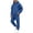 sets3-Blue, variant on COMVALUE Mens Cargo Tracksuit 2 Piece Hooded Outfit Loose Fit Hoodie and Jogger Pants with Multi Side Pockets for Casual Daily Wear