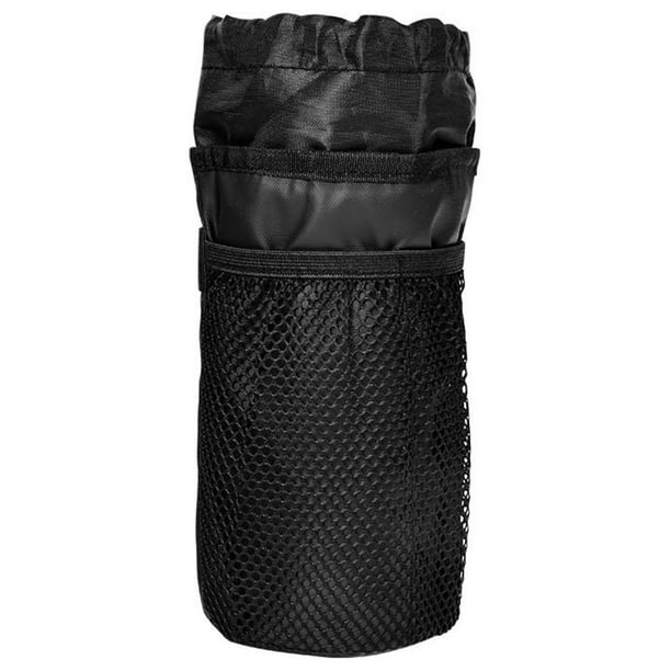 Portabotellas con cordón para bicicleta con bolsillo de malla para motocicleta scooter eléctrica