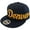 Navy, variant on Denver Men's Offset Cursive Script Adjustable Snapback Baseball Cap (Navy/Orange)