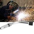thumbnail image 1 of Loewten Tube MIG, Torche de Soudage 24kd Col de Cygne MIG pour Binzel Style Abicor avec Buse 9mm Acier Inoxydable Laiton, Torche de Soudage MIG Connectée, 1 of 8