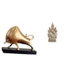 thumbnail image 1 of Estatua de toro abstracta,Escultura de toro decoración del hogar Figura de buey decorativa,Estatua católica,Colección de figuritas de la Sagrada Familia,Escultura católica de la Santísima, 1 of 8