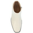 thumbnail image 5 of Journee Womens Cappri Inside Zip Entry Square Toe Booties, Widths Available, 5 of 9