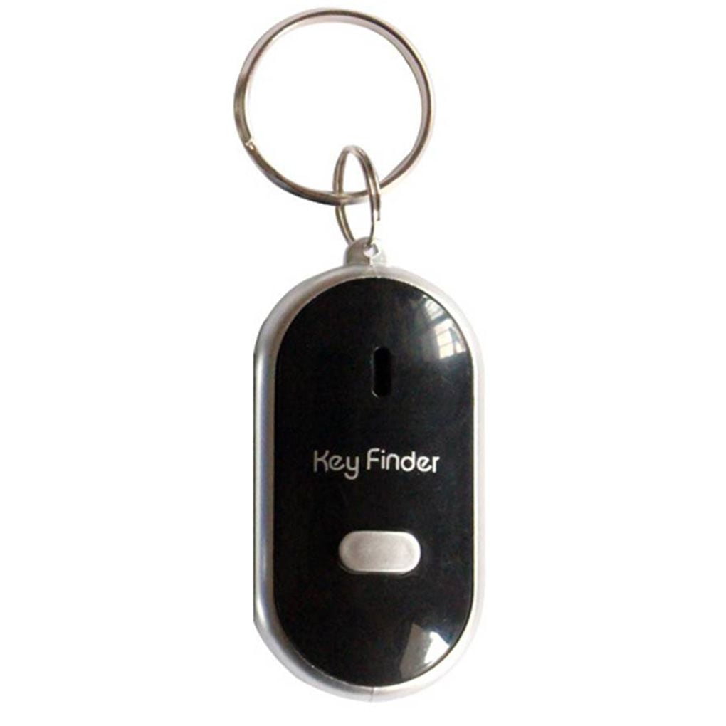 Finder Locator Find Lost Keychain Whistle Remote Sound Control Key Chain LED Key 