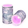 thumbnail image 7 of Yayeee Flameless Candles with Remote Flickering Battery Operated Multi Color Changing, Winter Forest, 7 of 7