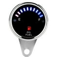 thumbnail image 2 of DC 12V Universal Motorcycle Car LED Display Electric Fuel Gauge Electronic Oil Meter Gauge, 2 of 11