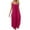 Red, variant on JIAXIN Backless Cami Dresses for Women Low Back Sleeveless Spaghetti Strap Maxi Dress Flowy Casual Vacation Beach Sundress(Army Green,M)
