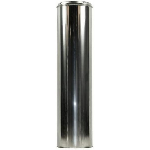 Shasta Vent 8' x 36" Class A, All Fuel, Double Wall, Insulated, SS Chimney Pipe. 8" Dia. x 39" Length