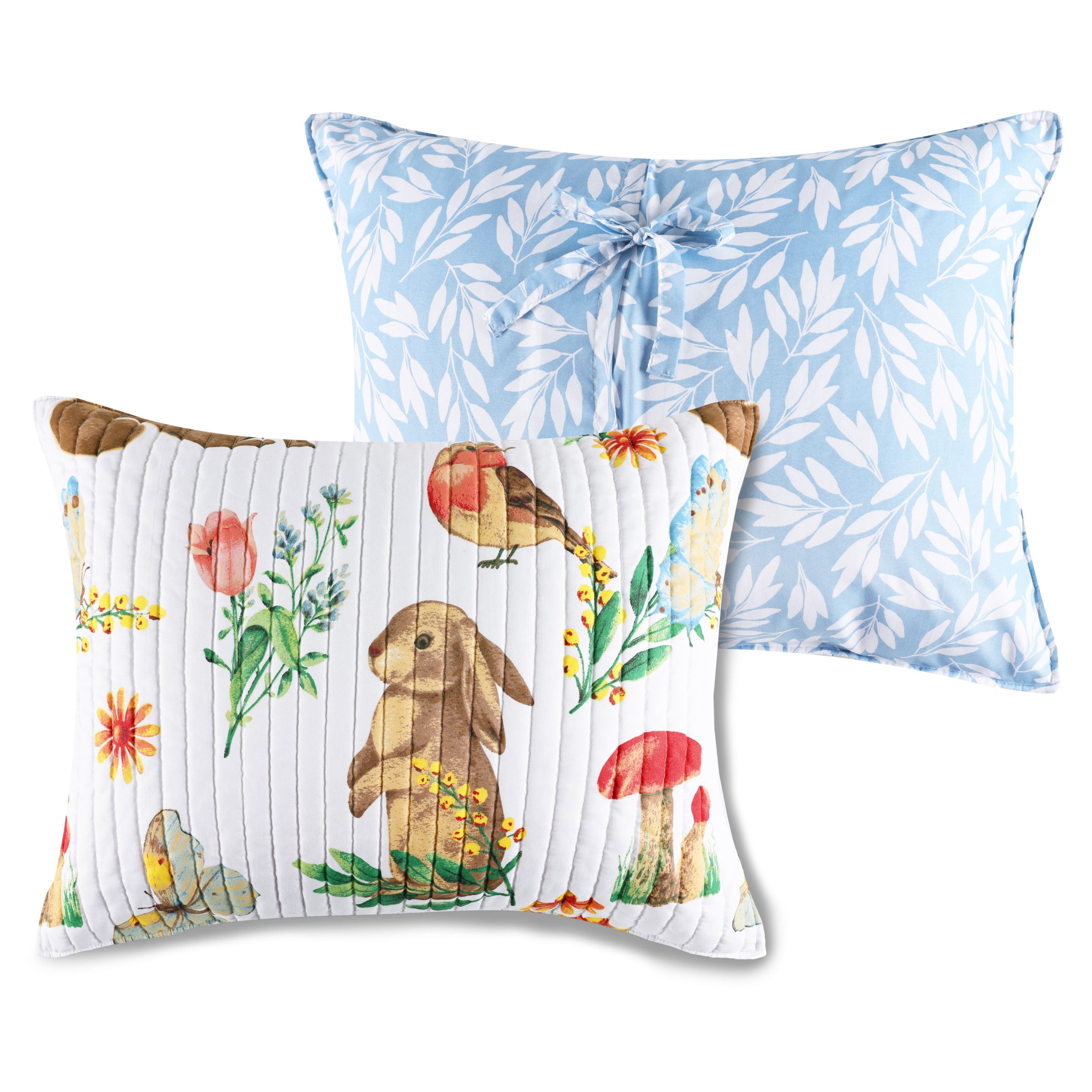 Greenland Home Fashions Willow Spring Garden Pillow Sham, Teen-Adult, Standard