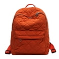 thumbnail image 1 of Papa Día Acolchado Capacal Hinchazón Mujeres Color Sólido Soft Commuting Rucksack, 1 of 9