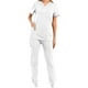 thumbnail image 1 of Conjunto de uniformes de enfermería, ropa de trabajo, pantalón con cordón, trajes de trabajo de enfermería informales, cómodos y sencillos para Blanco M Yinane Uniforme de enfermera, 1 of 8