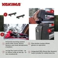 thumbnail image 4 of Yakima FreshTrack 4 Universal Roof Top Mount Ski and Snowboard Rack, Black, 4 of 10