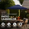 thumbnail image 2 of Four Seasons Courtyard Brookfield 9 Foot Outdoor Patio Market Umbrella, 2 of 8