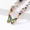 thumbnail image 2 of Bohemian Colorful Crystal Butterfly Lightweight Necklace Healing Natural Stone Anxiety Meditation Choker Sweet Birthday Friendship Summer Beach Jewelry for Women, 2 of 2