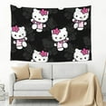 thumbnail image 3 of Hello Kitty Tapestry, Wall Hanging Tapestry, Wall Art Tapestries Poster, Home Decor For Bedroom Living Room Dorm, 60"X40", 3 of 8