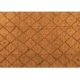 thumbnail image 1 of Ahgly Company Indoor Rectangle Abstract Orange Modern Area Rugs, 2' x 5', 1 of 4