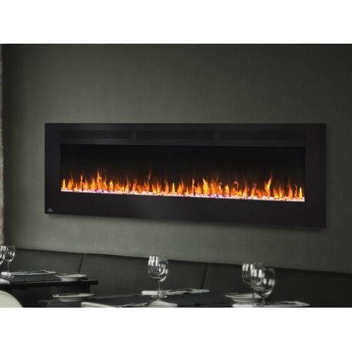 Napoleon Allure 72inch Linear Wall Mount Electric Fireplace Walmart