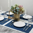 thumbnail image 3 of 56 STORE 18"x12" Blue Placemats, Set of 6 - Waterproof, Washable, Non-Slip, Heat Resistant - Ideal for Parties, Weddings and Table Use, 3 of 6
