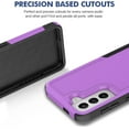thumbnail image 6 of for Samsung Galaxy S21 Case: Dual Layer Protective Heavy Duty Cell Phone Cover Shockproof Rugged with Screen Protector - Military Protection Bumper Tough - Samsung Galaxy S21 5G 2021, 6.2 inch, Purple, 6 of 16