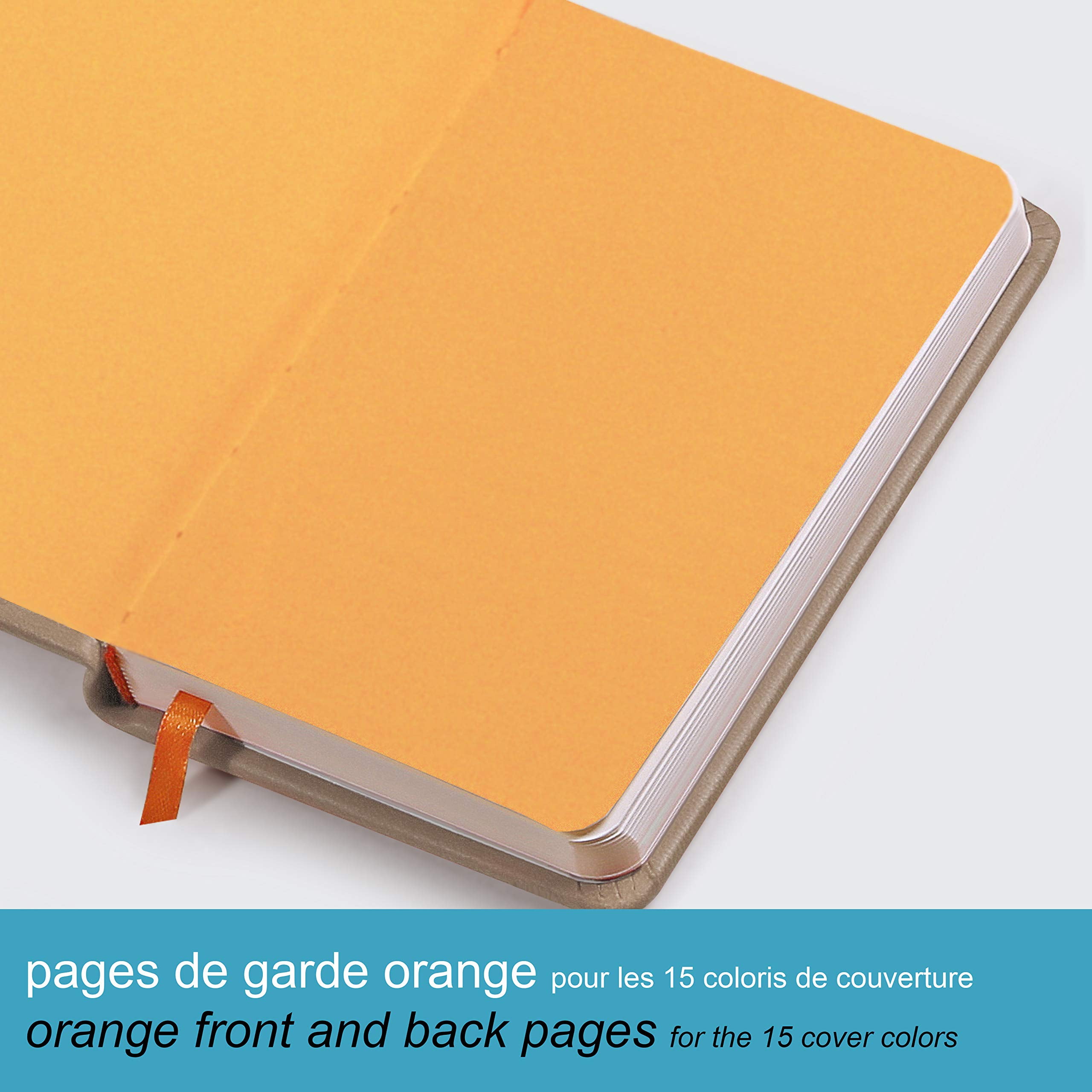 Rhodiarama Hardcover Notebook - Turquoise, A5
