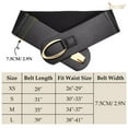 thumbnail image 5 of JASGOOD Women's Wide Elastic Belt Fashion Thick Waist Belt with Gold Buckle, 5 of 8