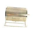 thumbnail image 2 of Almencla Brass Plated Raffle Drum with Wooden Turning Handle Lottery Rotate Drawing Bingo M, 2 of 8