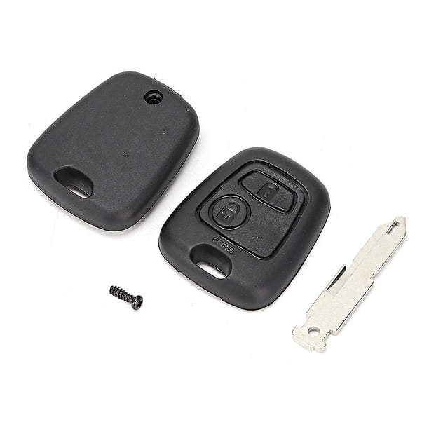 2 Button Car Key Shell Case Replacement Accessory For Peugeot 206 306 307