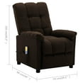 thumbnail image 2 of vidaXL Massage Recliner Chair Electric Reclining Chair for Elderly Fabric, 2 of 9